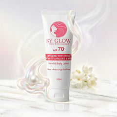 SY Glow Extreme Whitening Hand & Body Lotion SPF 70 – 120ml