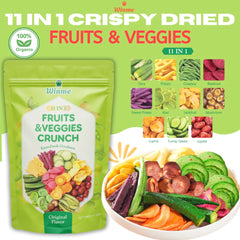 Winme 11-in-1 Fruits & Veggies Crunch – 100g