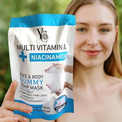 YC Multi Vitamin & Niacinamide Face & Body Gummy Soap Mask – 100g