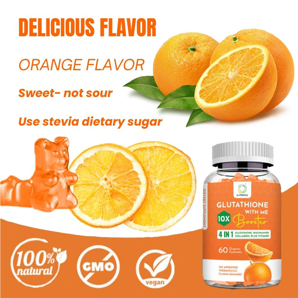 Dr. Pinoca Glutathione With Me 10X Booster - 60 Organic Gummies Sige Mart UAE Dr. Pinoca Glutathione With Me 10X Booster - 60 Organic Gummies Sige Mart UAE