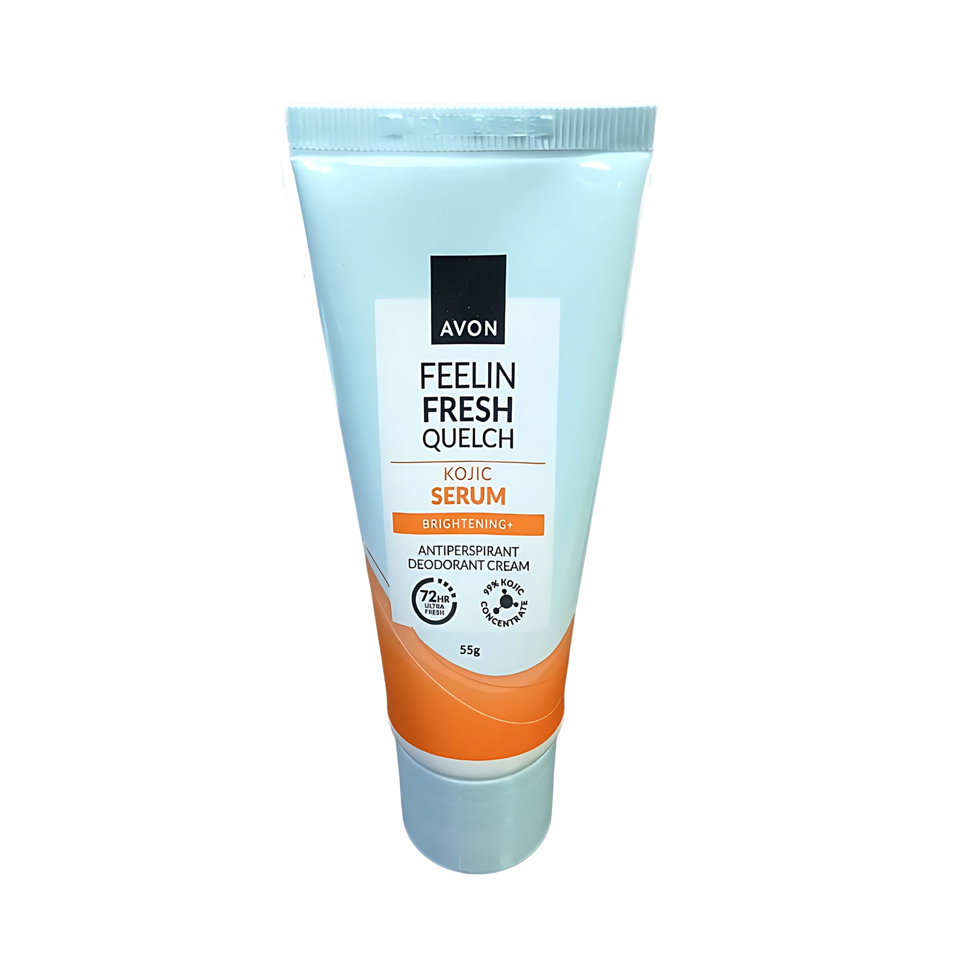 Avon Feelin Fresh Quelch Kojic Serum Antiperspirant Deodorant Cream – 55g (1+1 Offer)