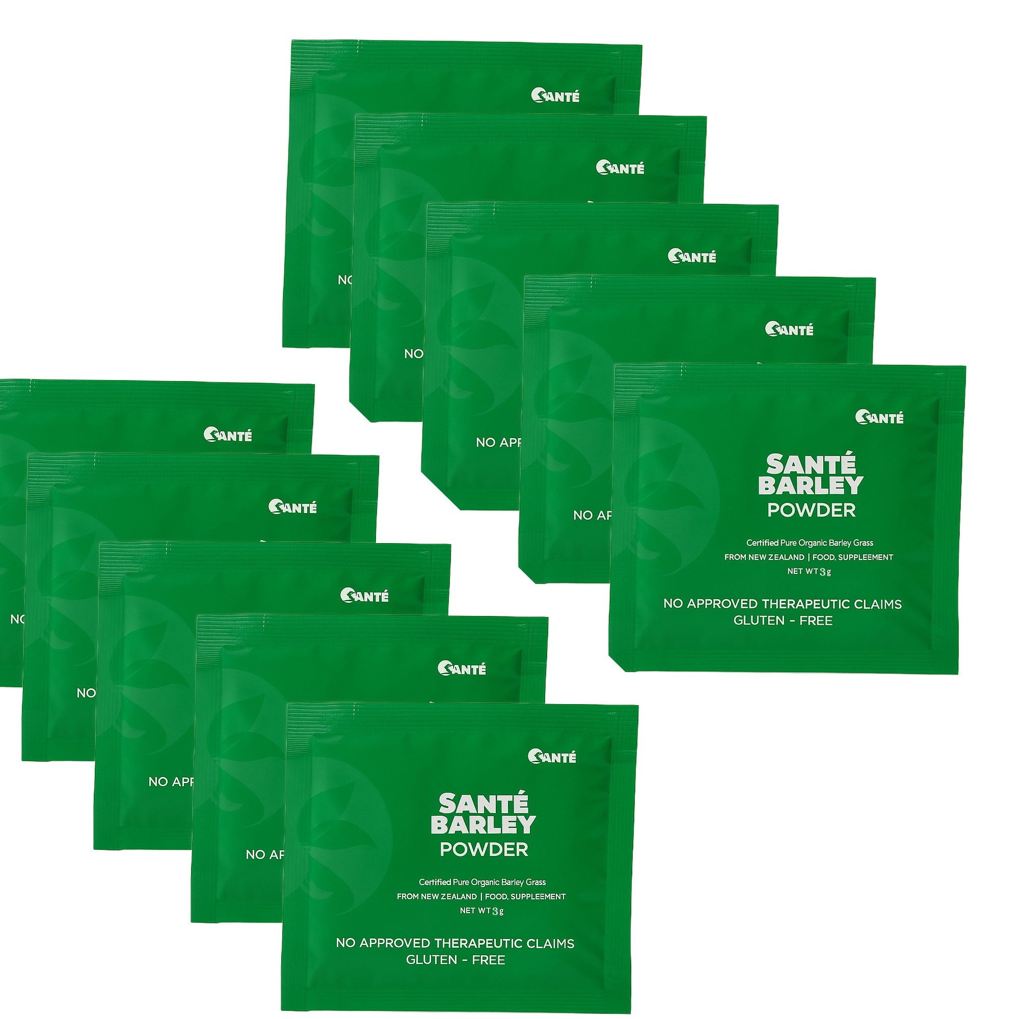 Santé Barley Powder with Stevia – 3g x 10 Sachets