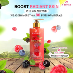 A Bonne Mixed Berries & Pink Salt Whitening Shower Gel – 450ml