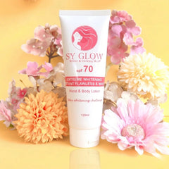 SY Glow Extreme Whitening Hand & Body Lotion SPF 70 – 120ml
