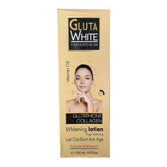 Gluta White Glutathione & Collagen Brightening Body Lotion – 250ml