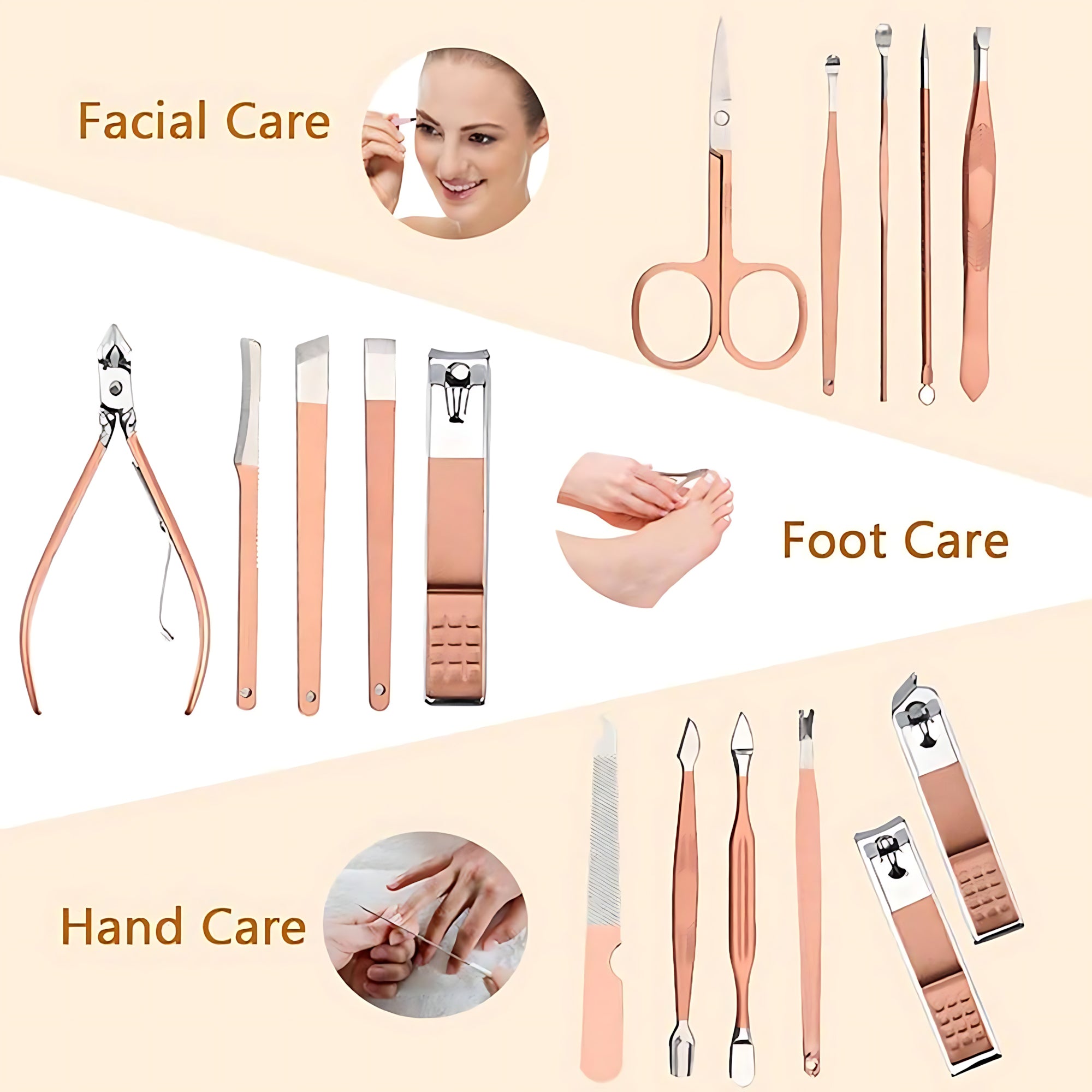 Manicure Pedicure 16 Pcs Set – Salon Quality