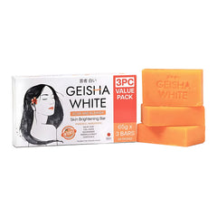 Geisha White INTENSE Scar and Blemish Skin Brightening Bar – 65g x 3 Value Pack