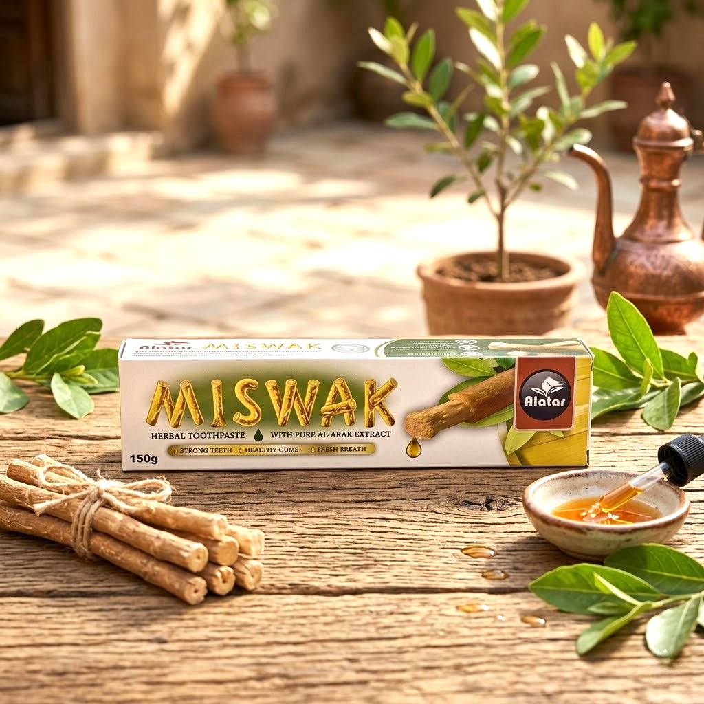 Alatar Miswak Herbal Whitening Toothpaste (150ml)