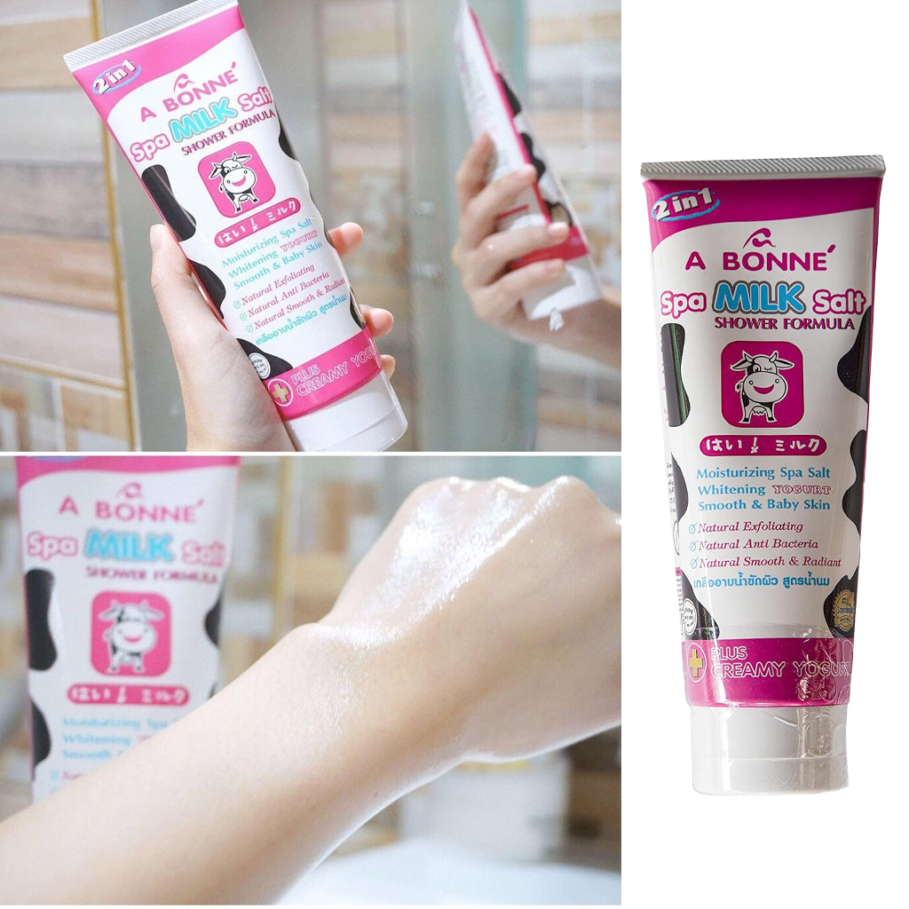 A Bonne Spa Milk Salt Shower 2-in-1 Formula – 350g