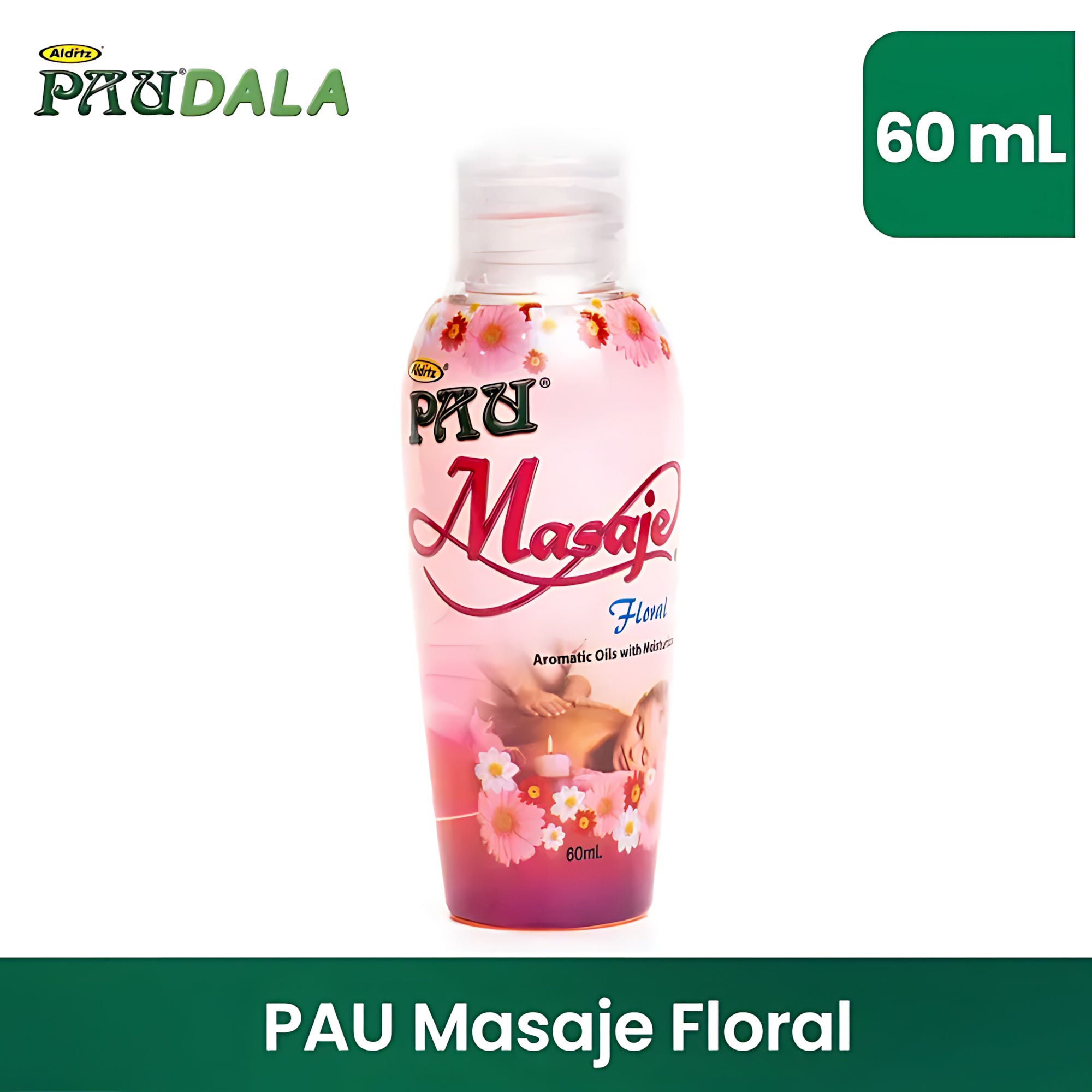 Aldritz Pau Masaje Floral Aromatic Oil & Moisturizer – 60ml