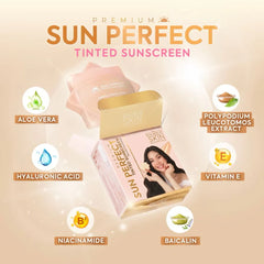 Hikari Premium Sun Perfect Tinted Sunscreen SPF50 PA++++ - 50ml