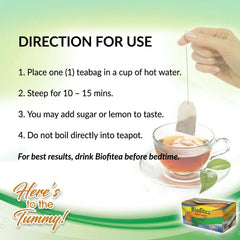 BIOFITEA Herbal Tea Senna Leaves Senna Pods – 30 Teabags