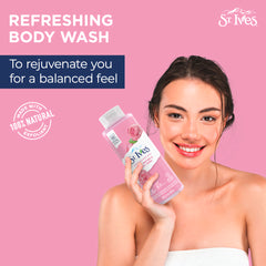 St. Ives Refreshing Body Wash – Rose Water & Aloe Vera (650ml)