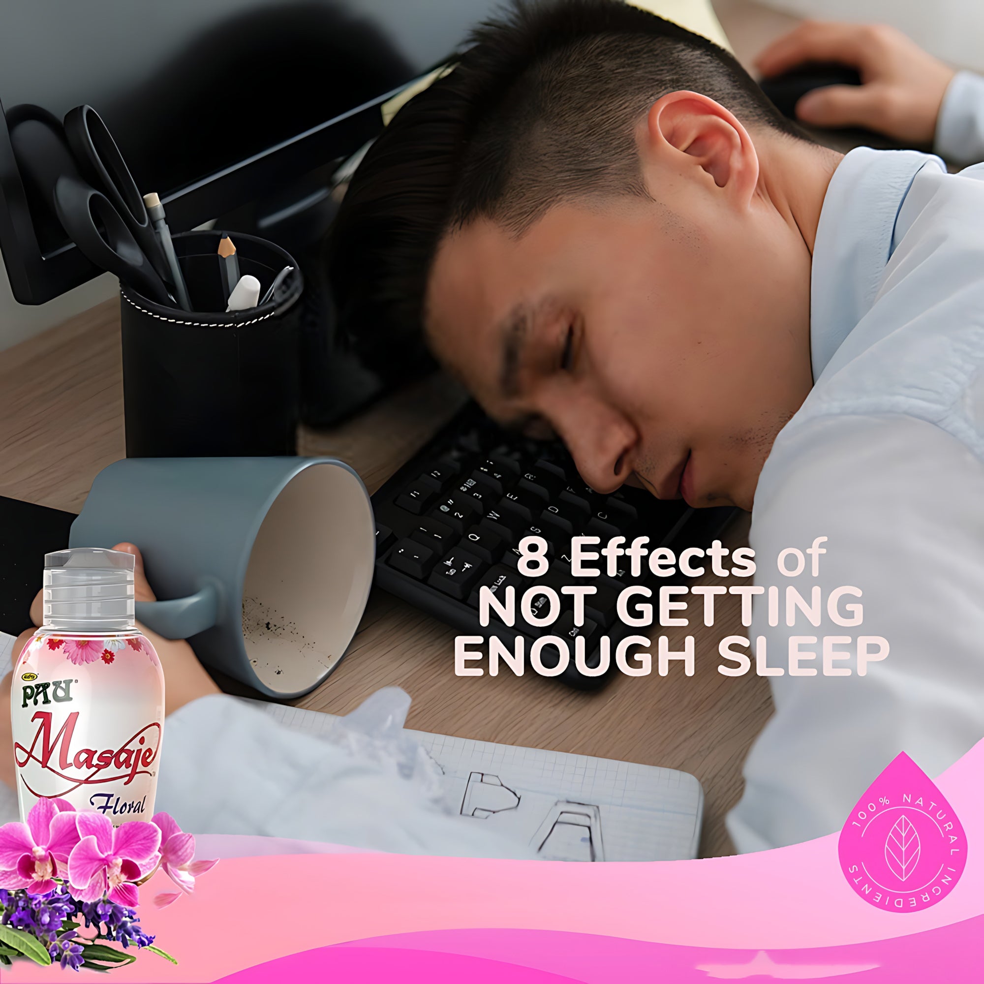 Aldritz Pau Masaje Floral Aromatic Oil & Moisturizer – 60ml