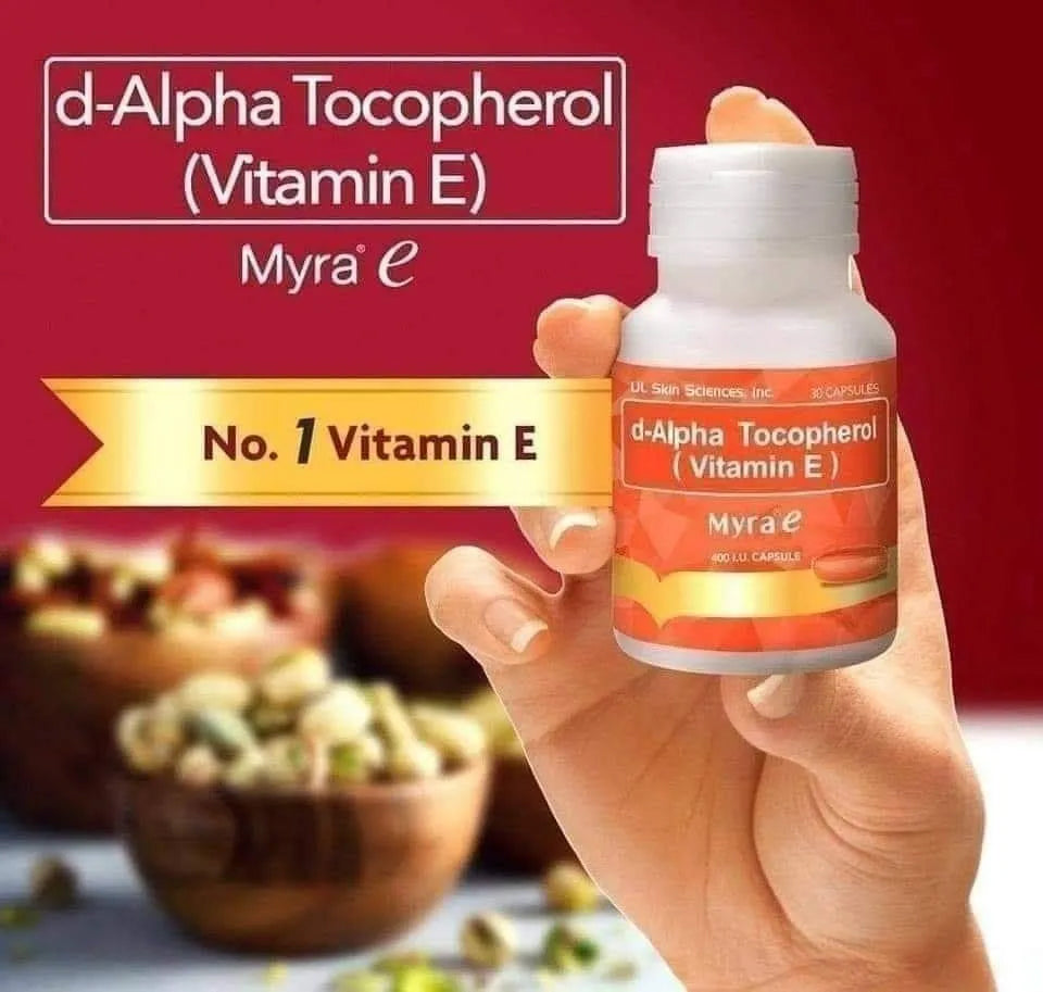 Myra E 400 IU Vitamin E d-Alpha Tocopherol 30caps