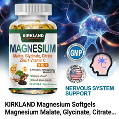 Kirkland Signature 9-in-1 Magnesium Zinc Complex – 120 Softgels