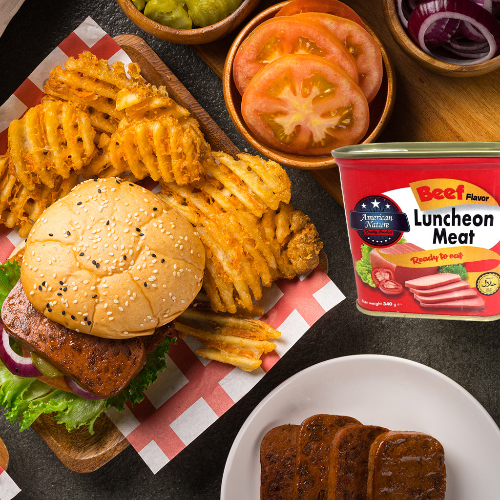 American Nature Beef Flavor Luncheon Meat  – 340g