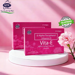 ATC Vita-E D-Alpha Tocopherol Vitamin E 400 IU – 30 Softgels