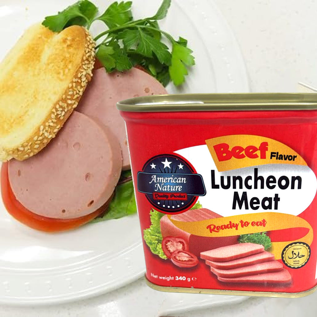 American Nature Beef Flavor Luncheon Meat  – 340g