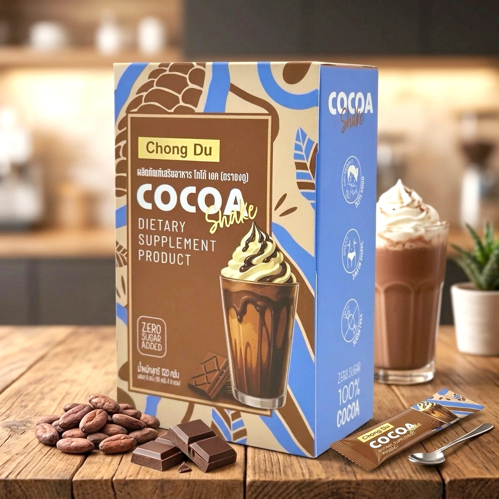 Chong Du Cocoa Shake – 8 Sachets × 15g | 120g