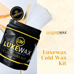 Luxe Wax Organic Sugar Cold Wax Kit - 75g