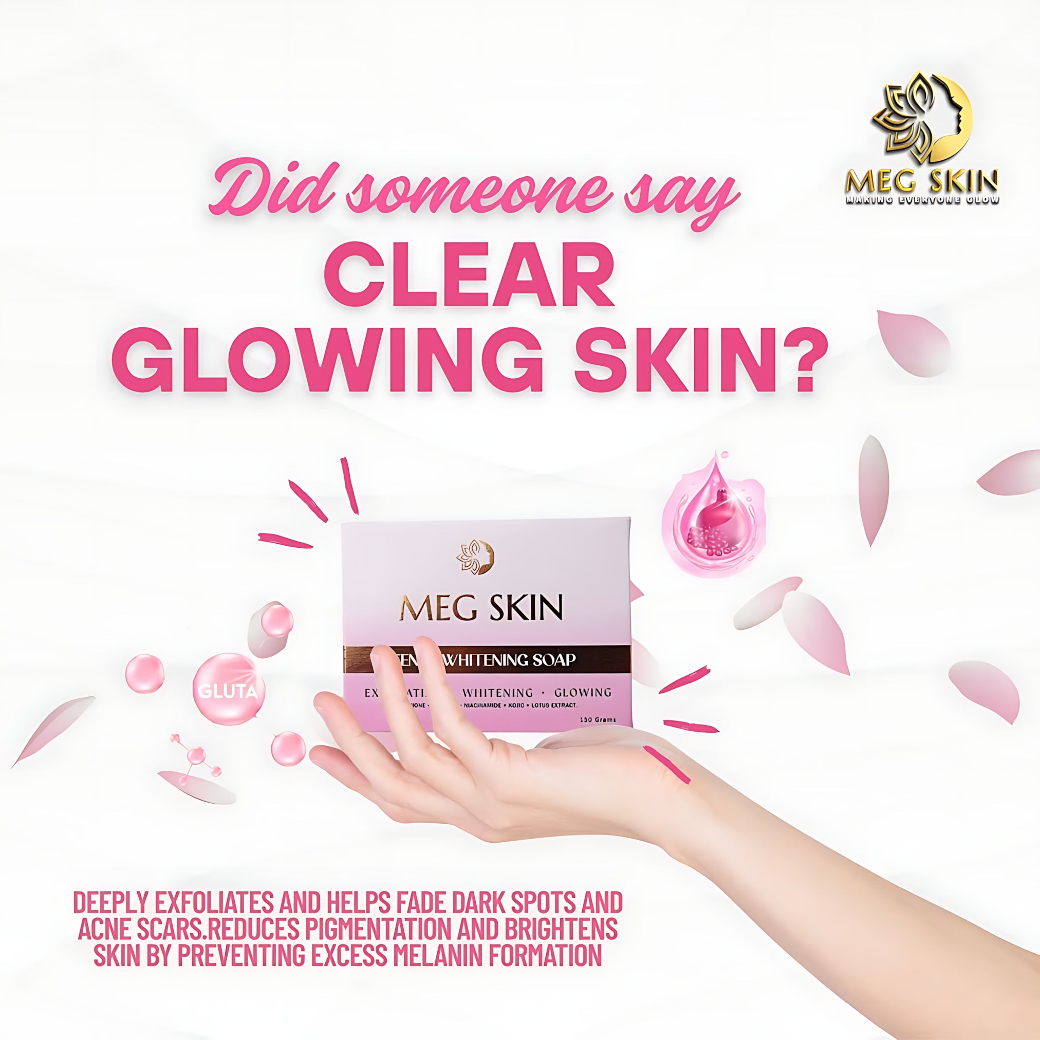 MEG SKIN Intense Whitening Soap – 150g