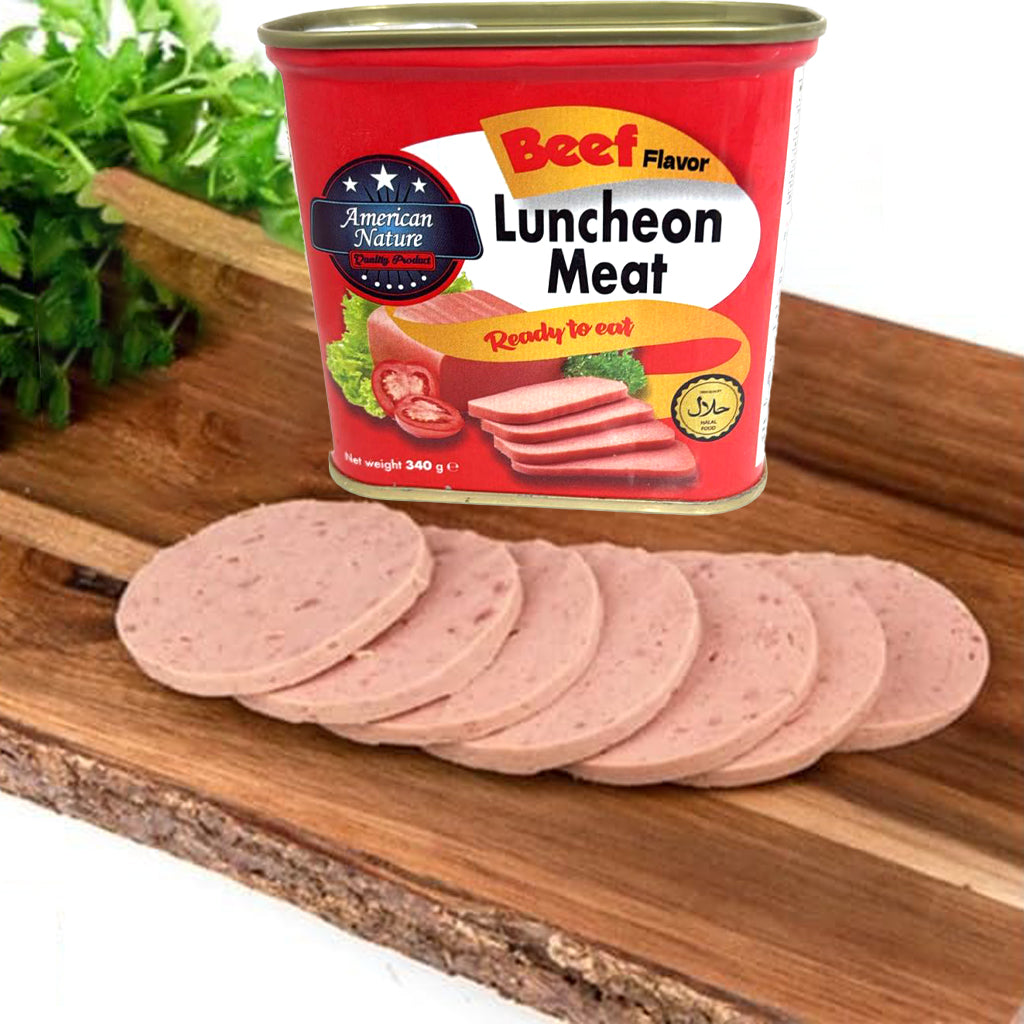 American Nature Beef Flavor Luncheon Meat  – 340g