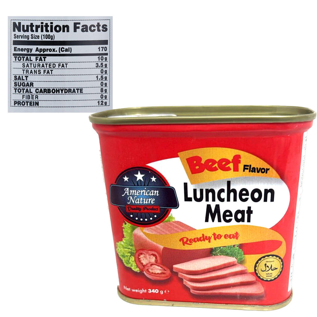 American Nature Beef Flavor Luncheon Meat  – 340g