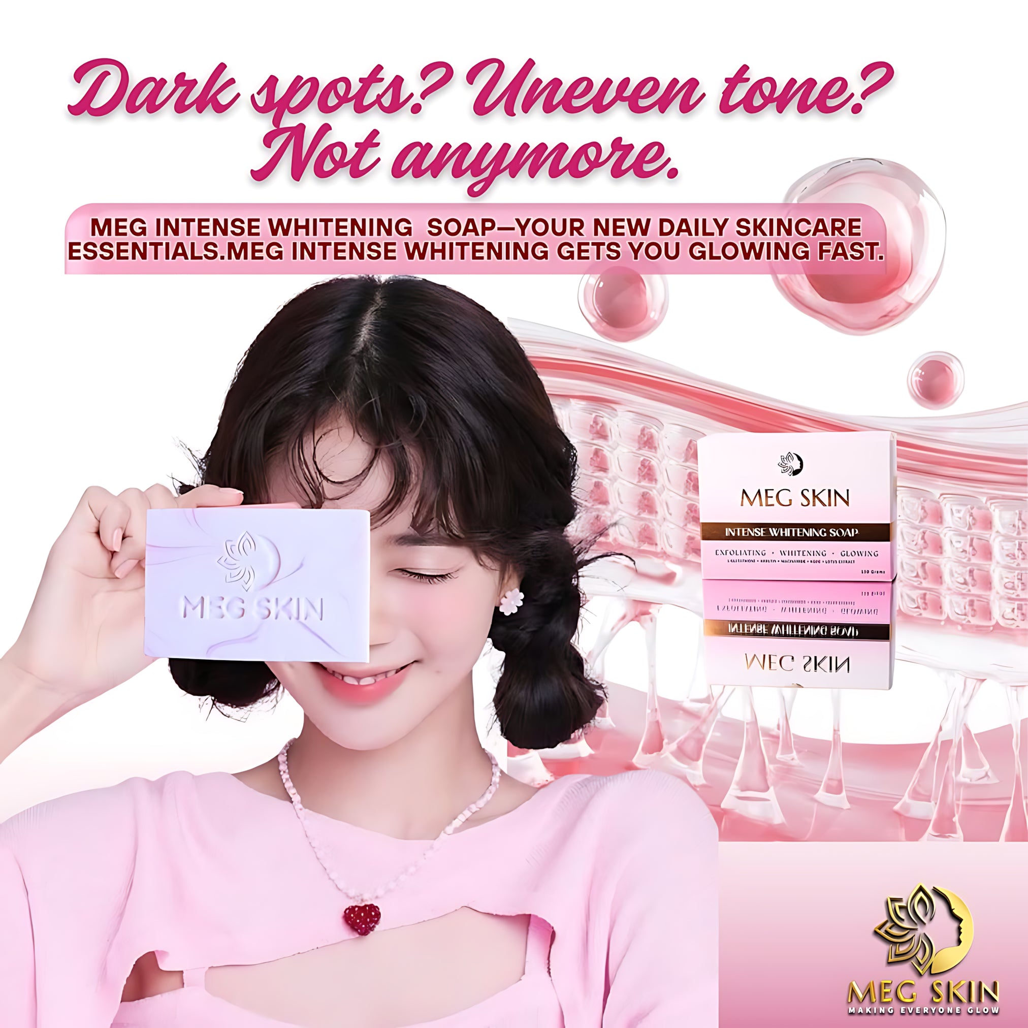 MEG SKIN Intense Whitening Soap – 150g