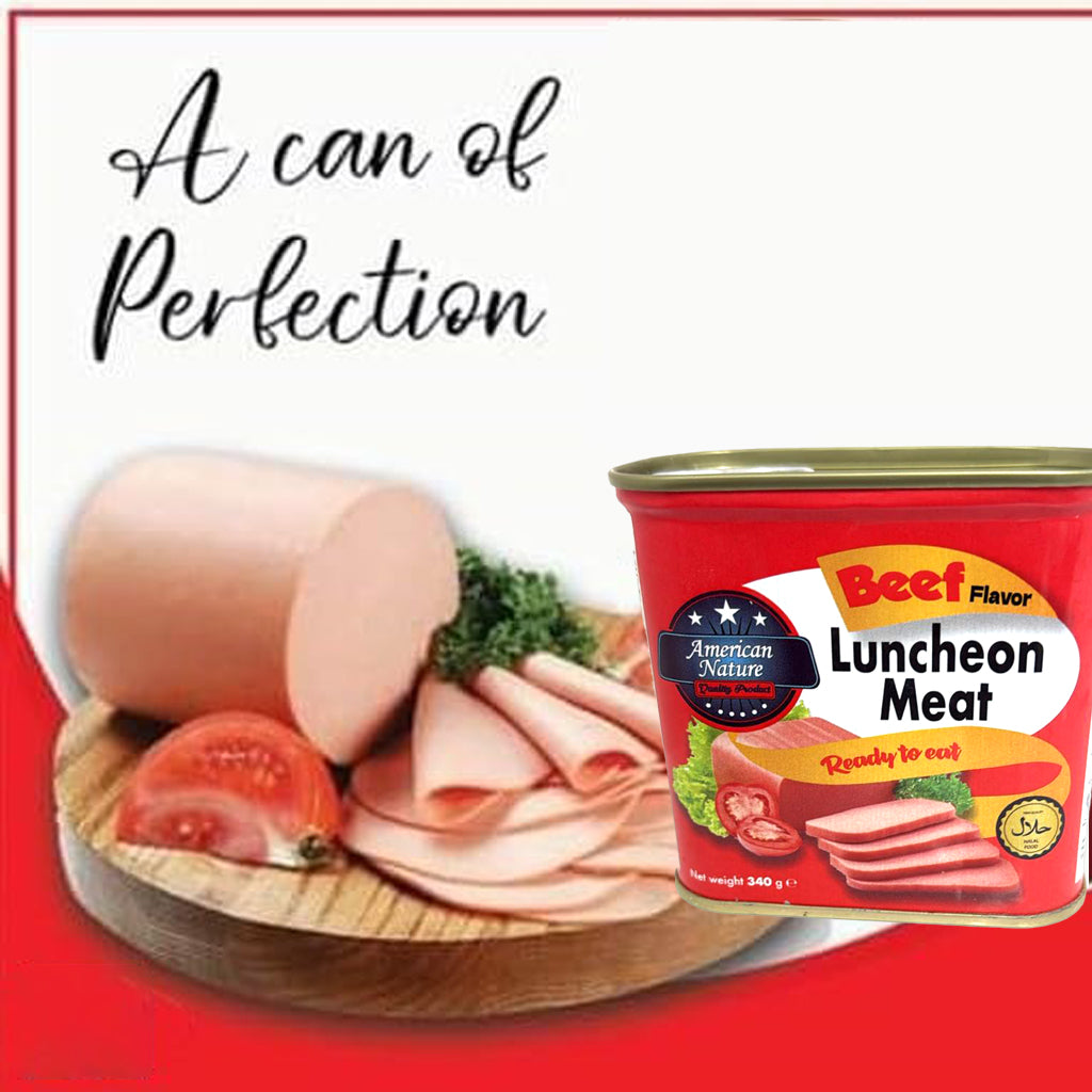 American Nature Beef Flavor Luncheon Meat  – 340g
