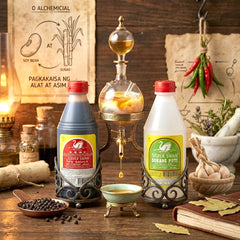 Silver Swan Soy Sauce + Sukang Puti Vinegar – 385ml (Combo)