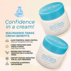 Formulove The Original Niacinamide Tawas Cream – 50g