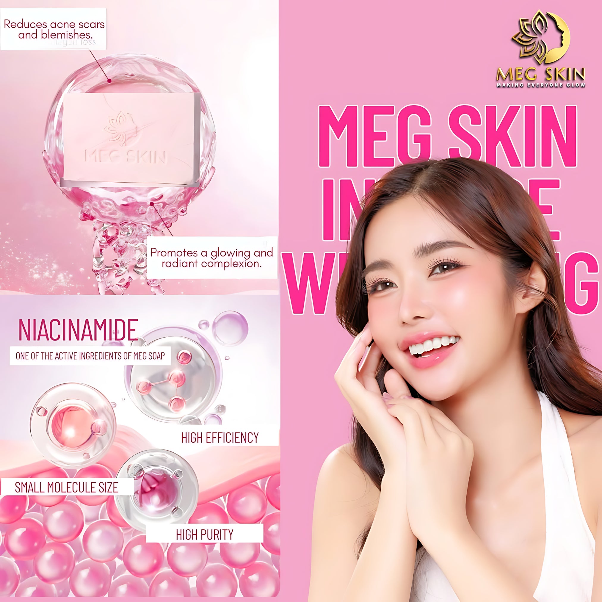 MEG SKIN Intense Whitening Soap – 150g