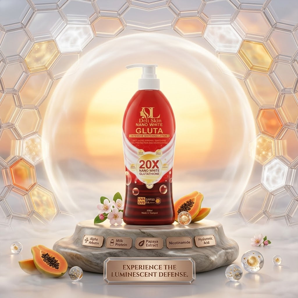 Deli Skin Nano White Gluta Body Lotion SPF50 PA+++ (500ml) – Sige Mart UAE