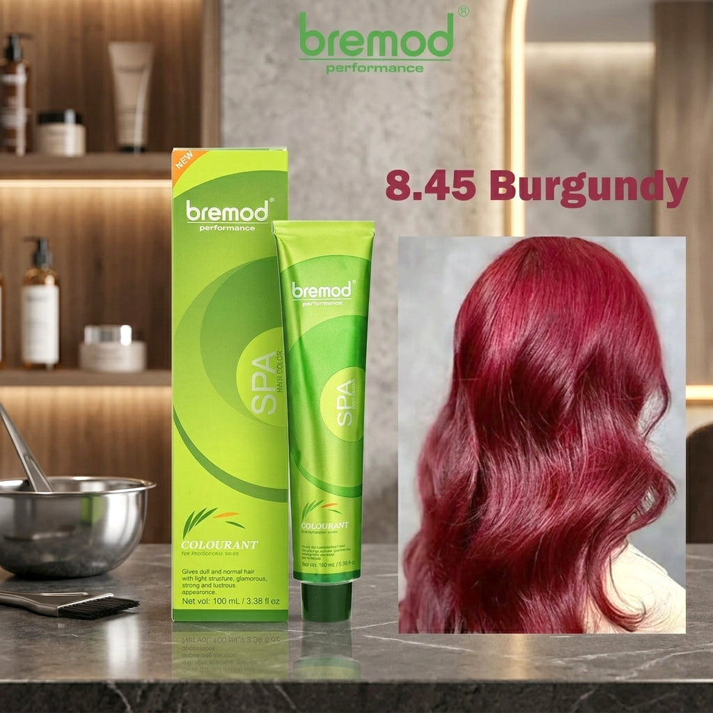 Bremod Performance Burgundy 8.45 Hair Color - 100ml