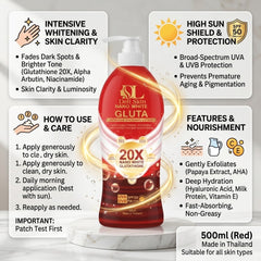 Deli Skin Nano White Gluta Body Lotion SPF50 PA+++ (500ml)
