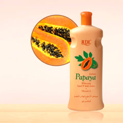 RDL Papaya Whitening Body Lotion + Vitamin E - 200ml