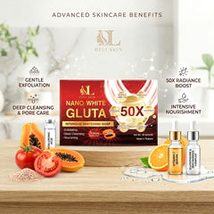 Deli Skin Nano White Gluta Intensive Whitening Soap (90g)