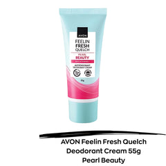 Avon Feelin Fresh Pearl Beauty Brightening+ Anti-Perspirant Deo Cream – 55g (1+1 Offer)