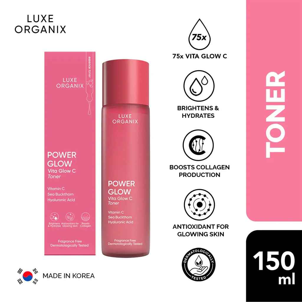 Luxe Organix Power Glow Vita Glow C Toner – 150ml