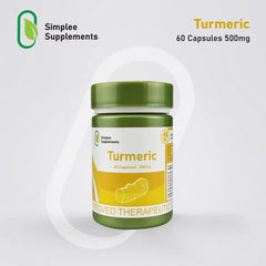 Simplee Supplements Turmeric 500mg – 60 Capsules