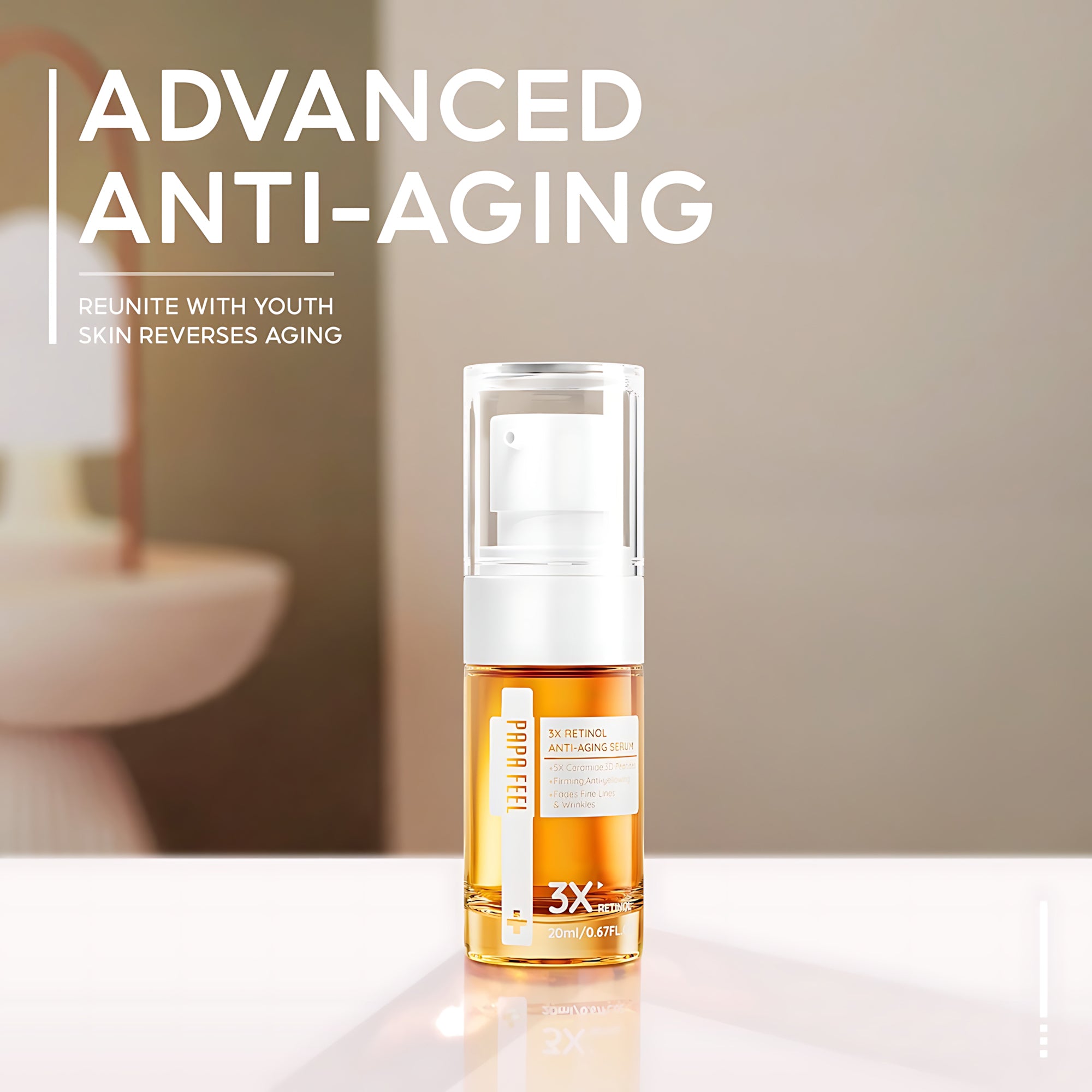 Papa Feel 3X Retinol Anti-Aging Serum – 20ml