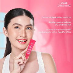 Luxe Organix Panthenol Therapy 24H Lip Serum - Cherry Glaze (10g)