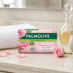 Palmolive Naturals Tender Sensation Soap – Milk & Rose Oil (170g)