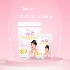 S&J Beauty Milky Banana – 15g x 10 Sachets (150g Total)