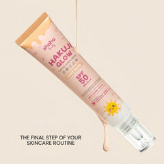 Shaha Beauty Hakuji Glow Tinted Sunscreen SPF 50 PA++++ – Light Glow – 30ml