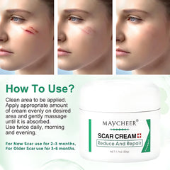 MAYCHEER Scar Cream – Advanced Scar Reduction & Skin Repair (50g)