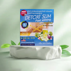Detoxi Slim Fast Sliming & Skin Brightening High Fiber Powder Drink - 15g ×10 Sachets