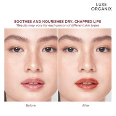 Luxe Organix Panthenol Therapy 24H Lip Serum – Honey Glaze (10g)