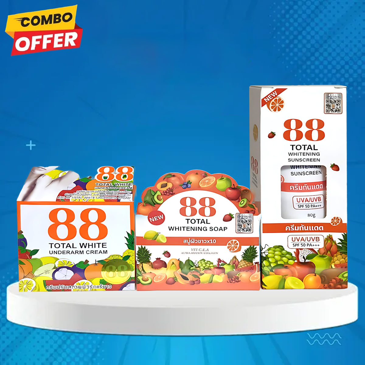 88 Total Whitening Combo Pack